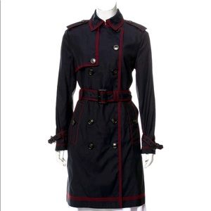 Burberry London Luxury Silk Trench Coat